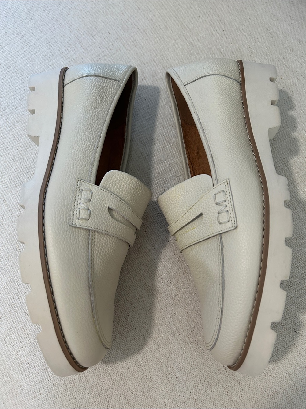 Vionic Women Cheryl II Lug Penny Loafer, Beige, size 11, NEW no tags - Picture 3 of 10